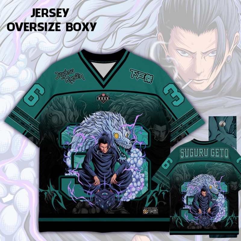 Anime Merchandise For Women - Anime Jujutsu Kaisen Choso Baskılı Jersey