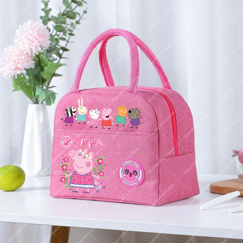 Anime Tote Bag - Kız Anime Sevimli Öğle Yemeği Çantası