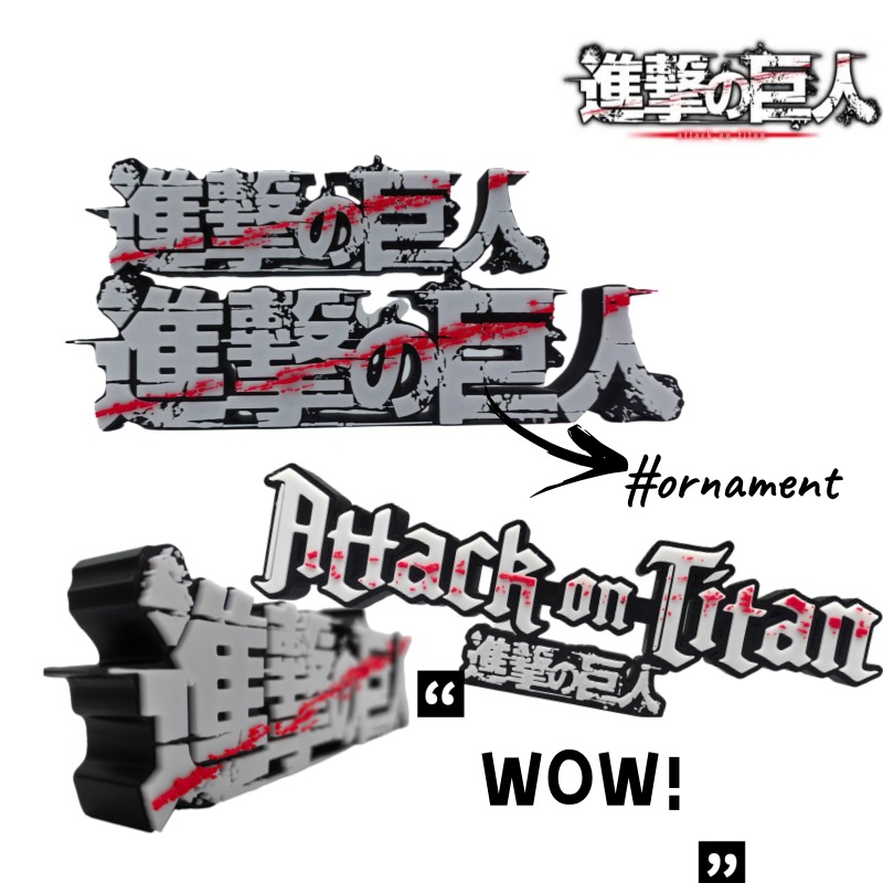 Anime Merchandise Logo - Attack on Titan Anime Ürünleri Logosu