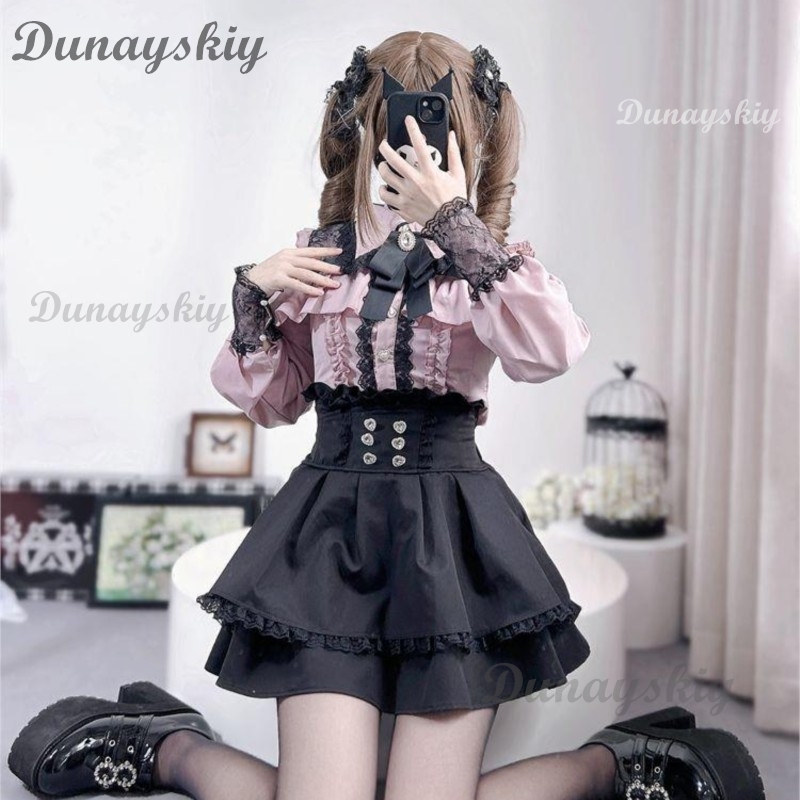 Anime Merchandise For Women - Jirai Kei Lolita Kıyafet Kızlar Uzun
