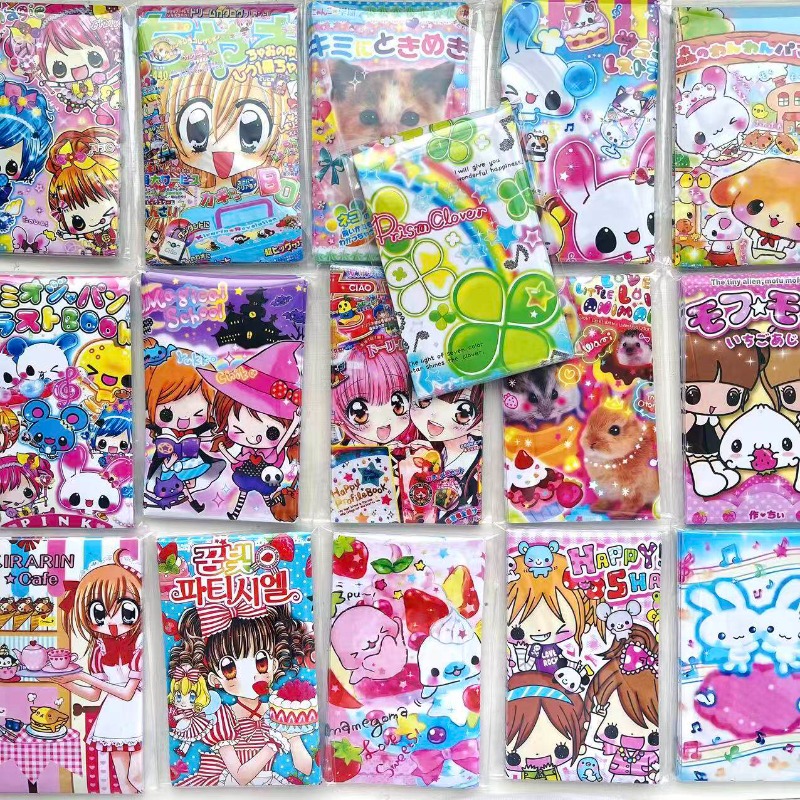 Sticker Sheet Set - 20 adet/paket Heisei Retro Anime Kız