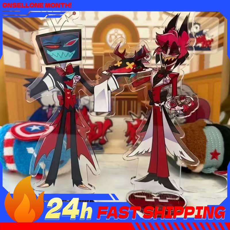 Anime Merch - 2 adet Hazbin Anime Peripherals Alastor