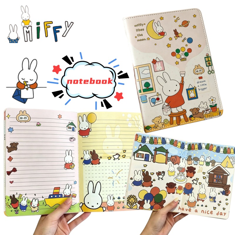 Art Book Illustration - Yeni B6 Miffy Sevimli Defter Resimli