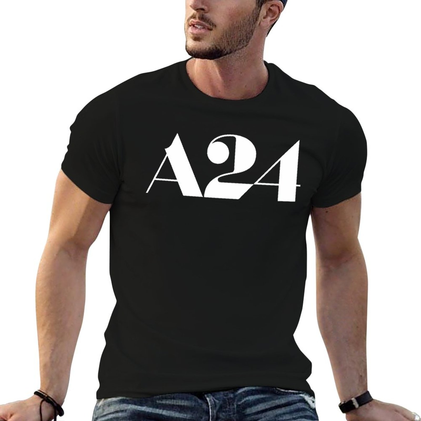 Anime Merchandise Logo - A24 logo Ürünleri T-Shirt komik tişörtler