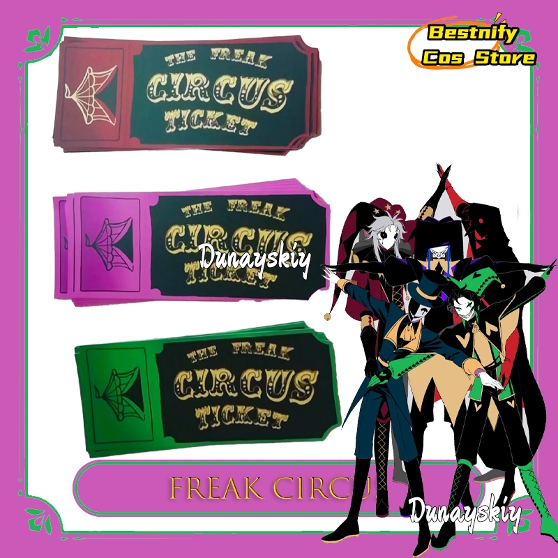 Anime Merchandise Women - BFreak Sirk Bilet Kartı Kırmızı Yeşil