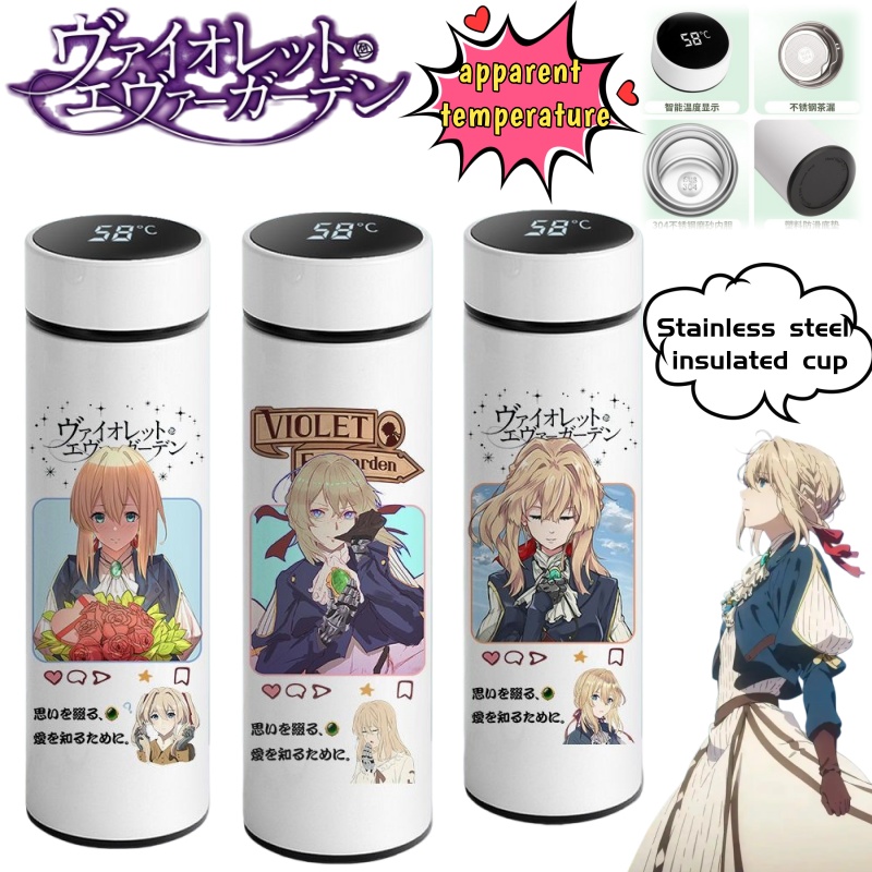 Anime Merchandise Mugs - Violet Evergarden Retro Sanatsal Yaratıcı Anime