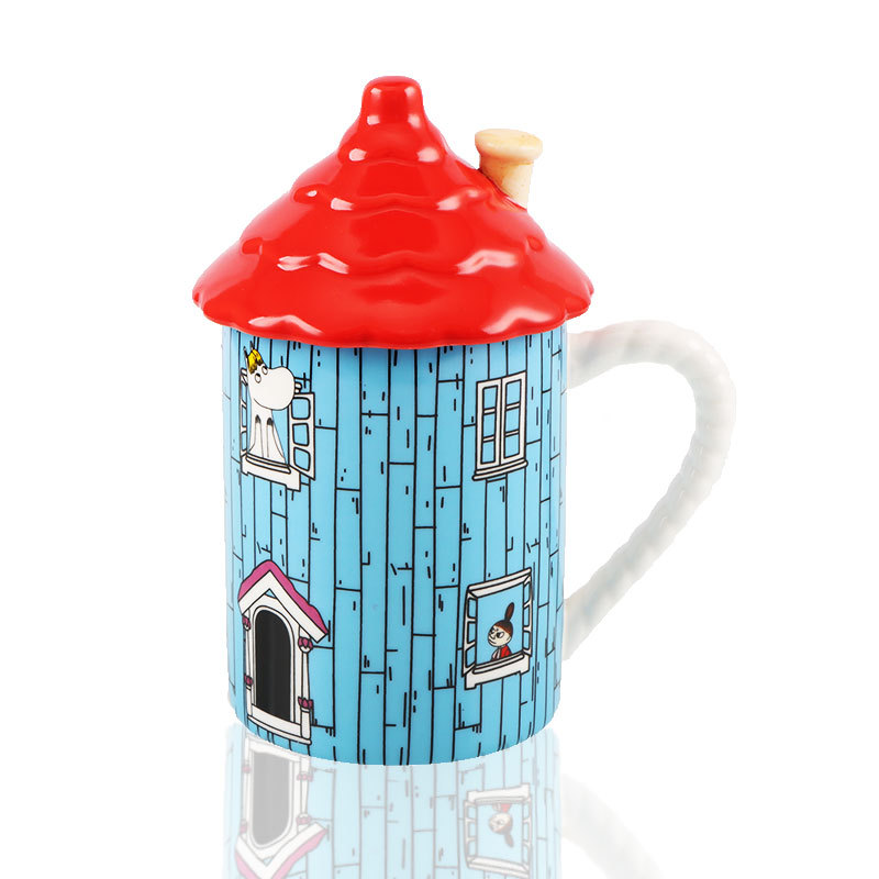 Anime Merchandise Mugs - 401-500ml Moomin Evi Seramik Kupa Anime
