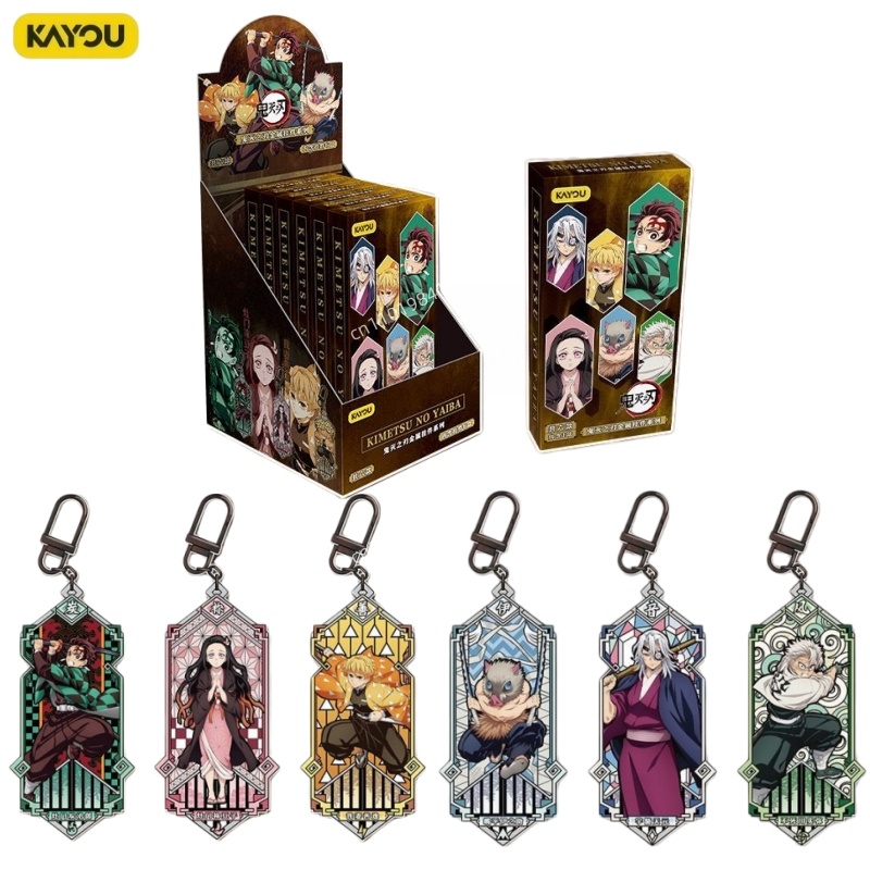 Anime Merchandise Bd - KAYOU Resmi Demon Slayer Metal Anahtarlık