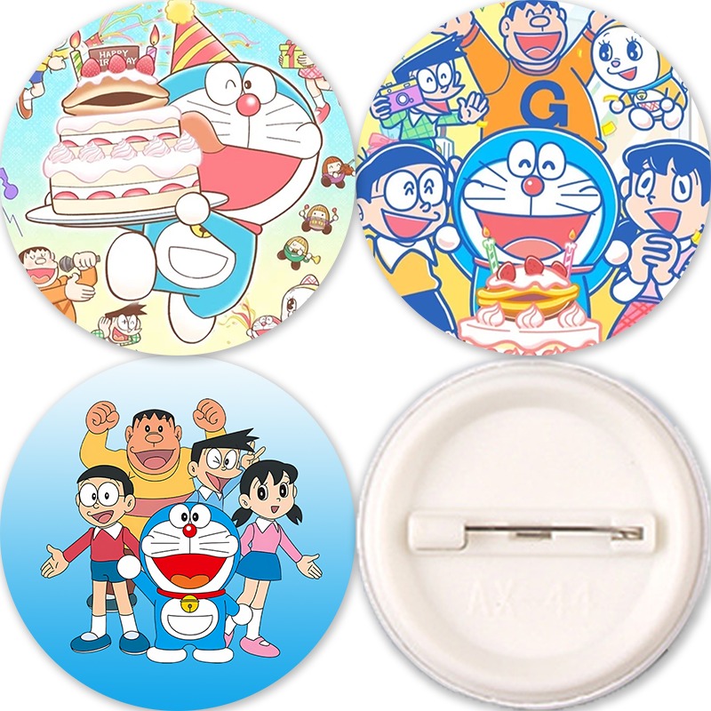 Anime Merchandise Women - Doraemon Anime Rozetleri Kadın Erkek Sevimli