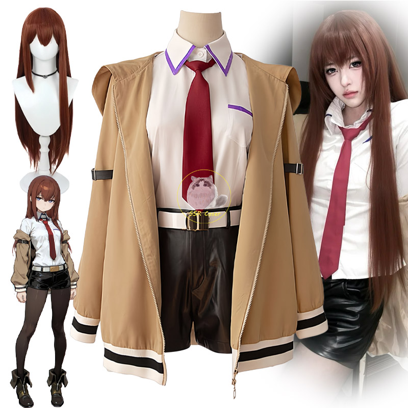 Anime Makise Kurisu Cosplay Ko - Anime Merchandise For Women incelemesi ve fiyatı