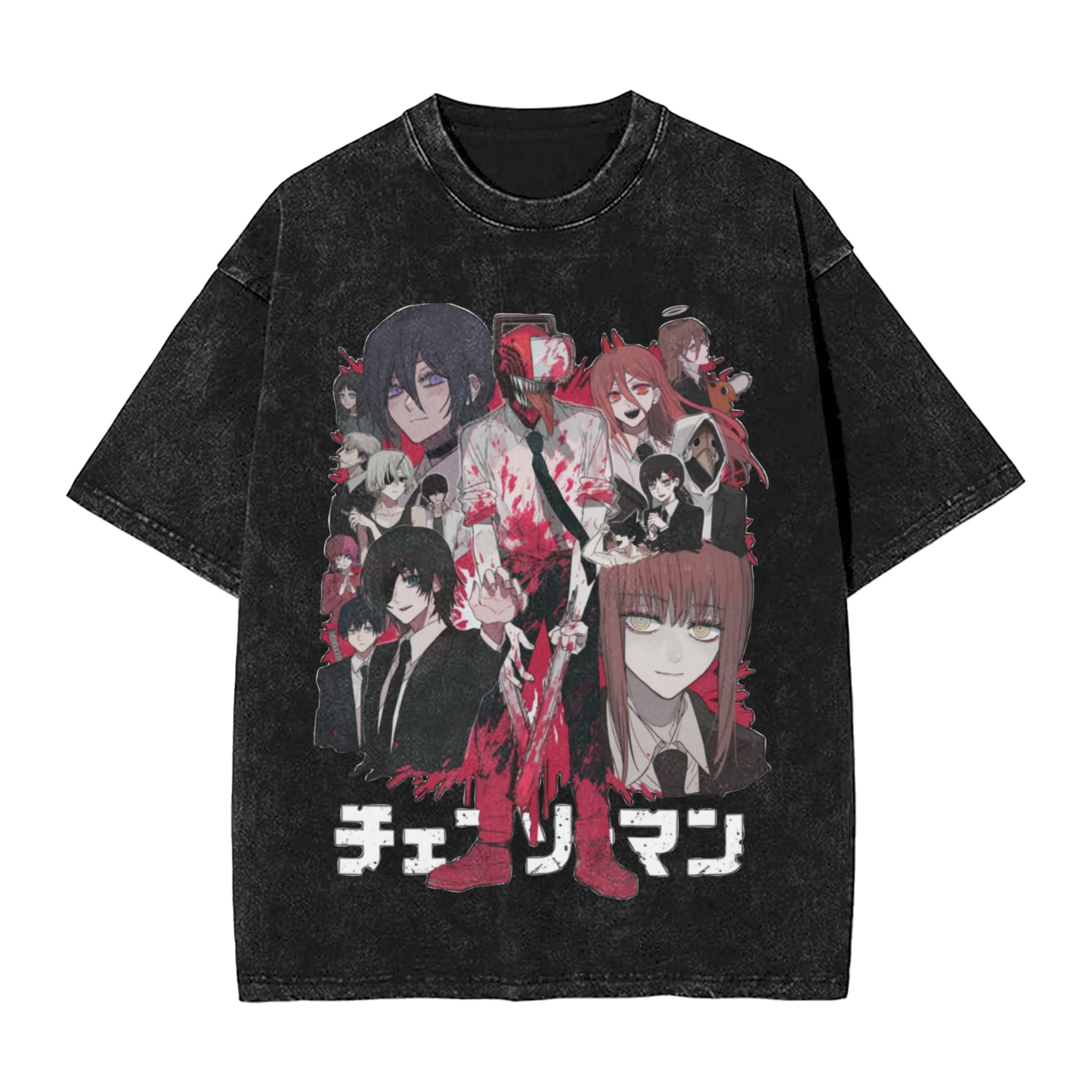 Chainsaw Man Yıkanmış Pamuklu  - Anime Merchandise For Women incelemesi ve fiyatı