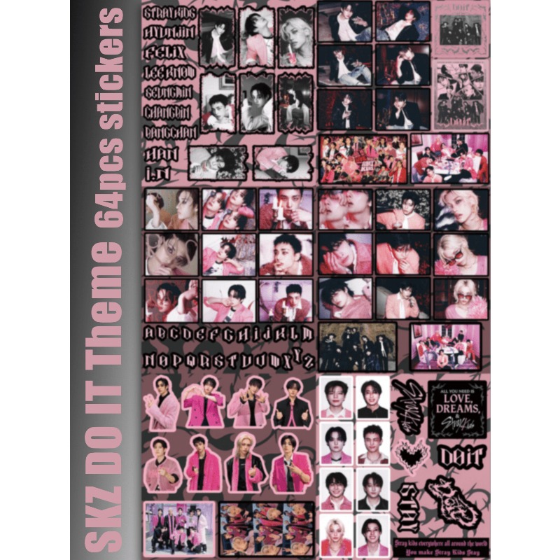 64 adet/65 adet/69 adet StrayK - Sticker Sheet Set incelemesi ve fiyatı