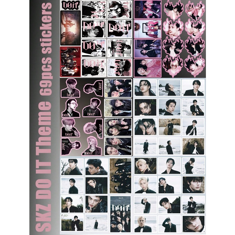 64 adet/65 adet/69 adet StrayK - Sticker Sheet Set incelemesi ve fiyatı