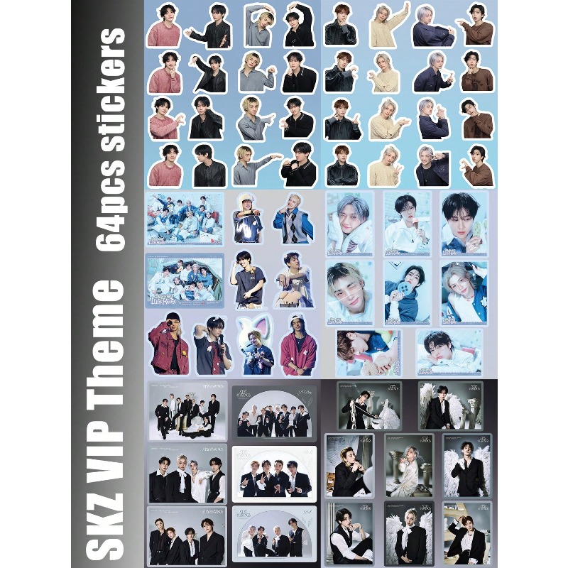 64 adet/65 adet/69 adet StrayK - Sticker Sheet Set incelemesi ve fiyatı