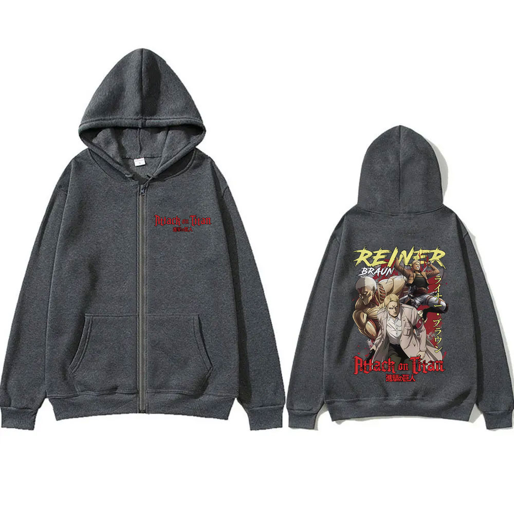 Anime Attack on Titan Reiner B - Anime Merch Hoodie incelemesi ve fiyatı