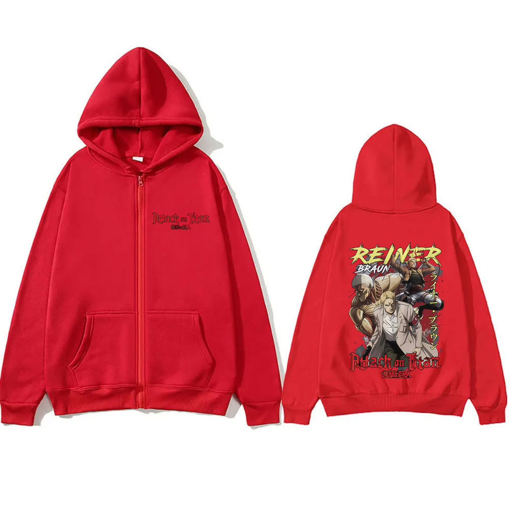 Anime Attack on Titan Reiner B - Anime Merch Hoodie incelemesi ve fiyatı