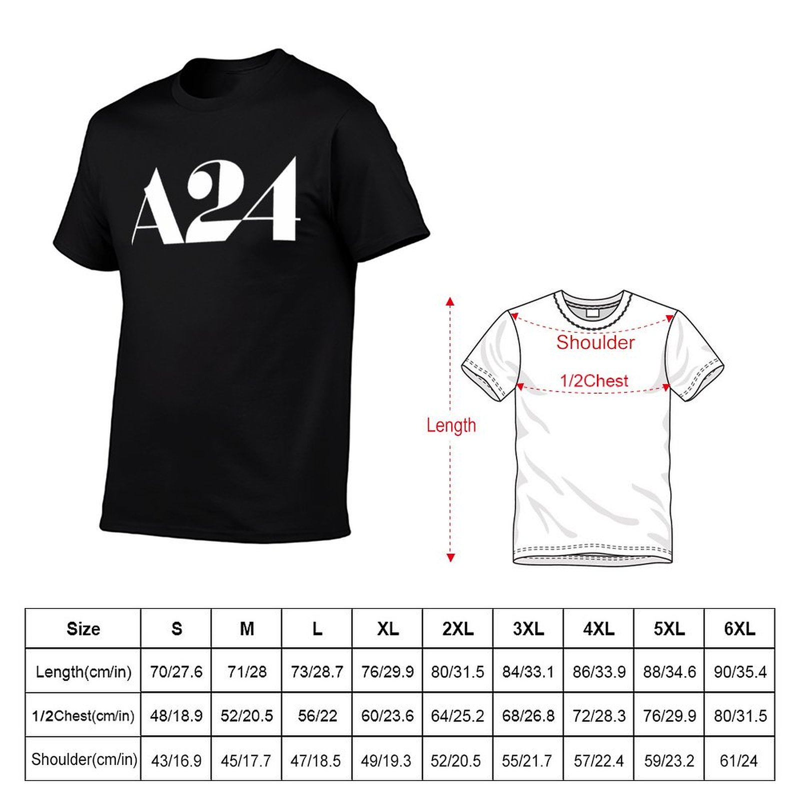A24 logo Ürünleri T-Shirt komi - Anime Merchandise Logo incelemesi ve fiyatı