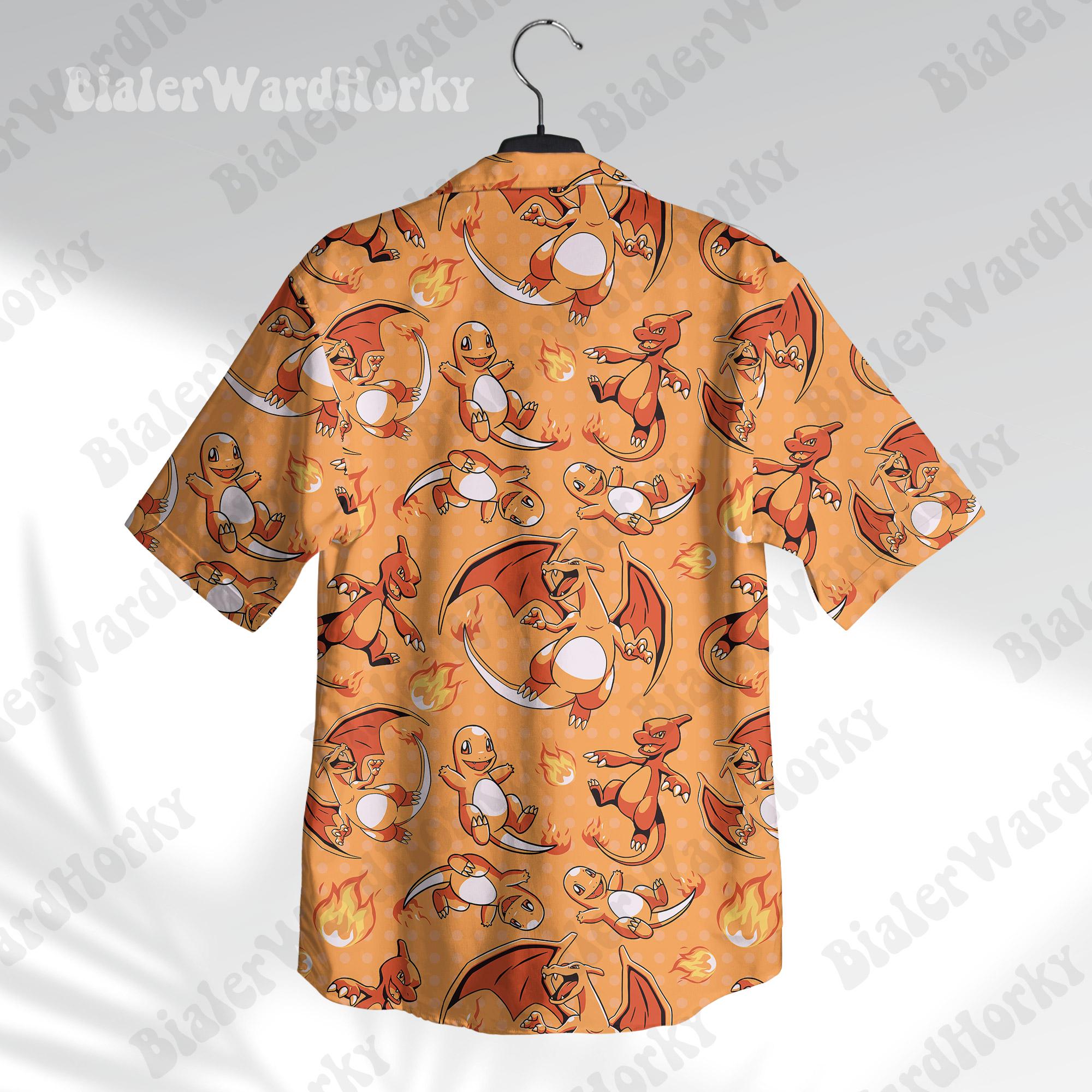 Pokémon Charizard Hawaii Gömle - Anime Merchandise For Women incelemesi ve fiyatı