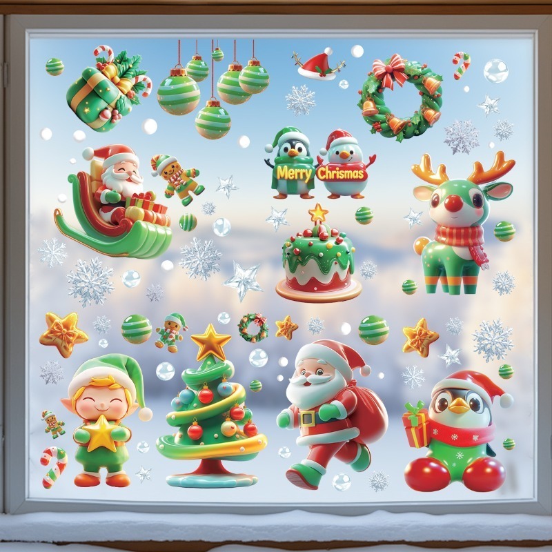 9 yaprak/set Noel Ağacı Kardan - Sticker Sheet Set incelemesi ve fiyatı