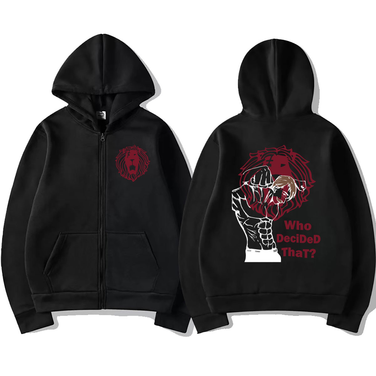 Anime Yedi Ölümcül Günah Aslan - Anime Merch Hoodie incelemesi ve fiyatı