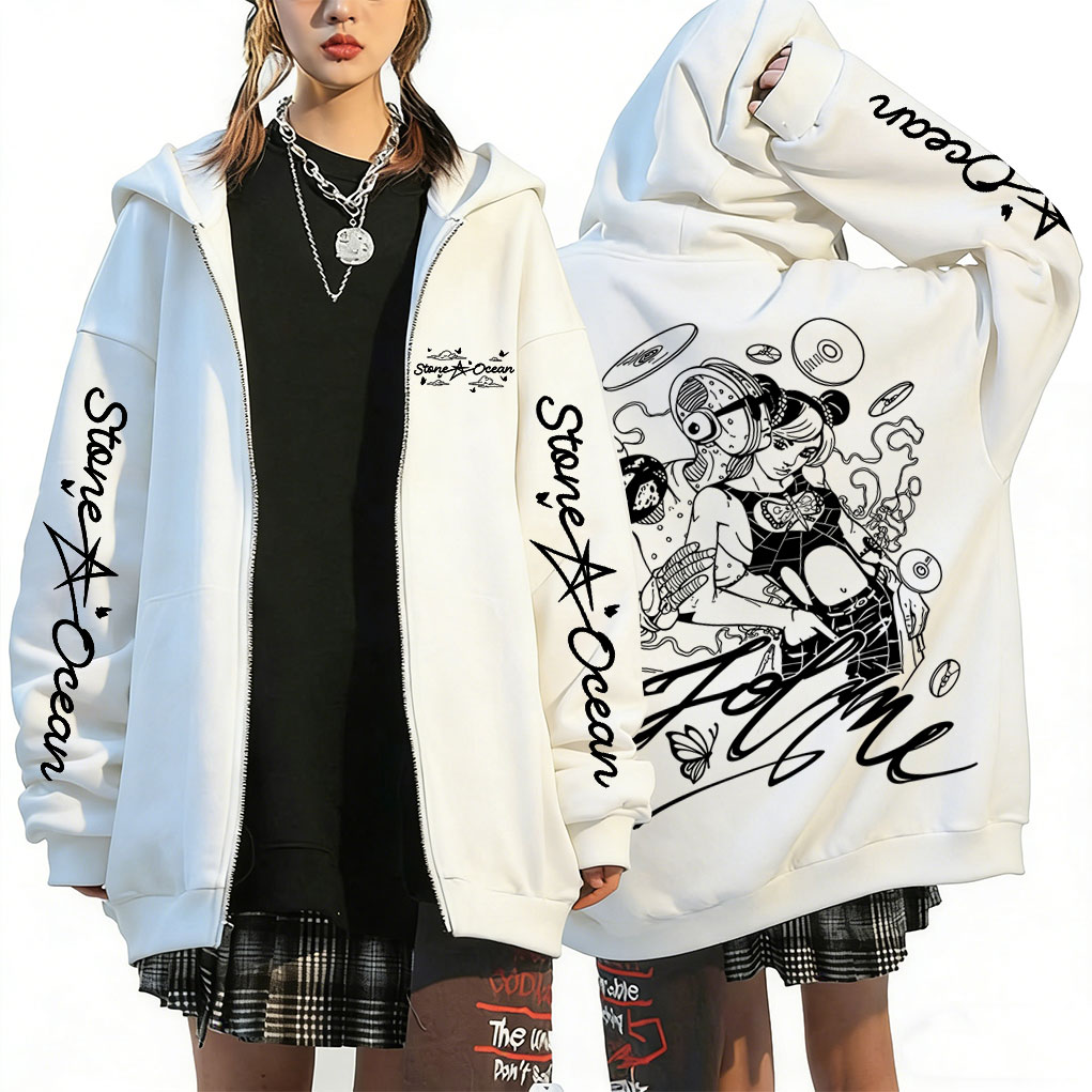 Anime Jojo Tuhaf Macera Jolyne - Anime Merch Hoodie incelemesi ve fiyatı