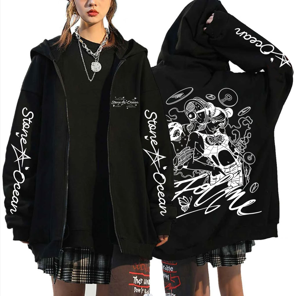 Anime Jojo Tuhaf Macera Jolyne - Anime Merch Hoodie incelemesi ve fiyatı