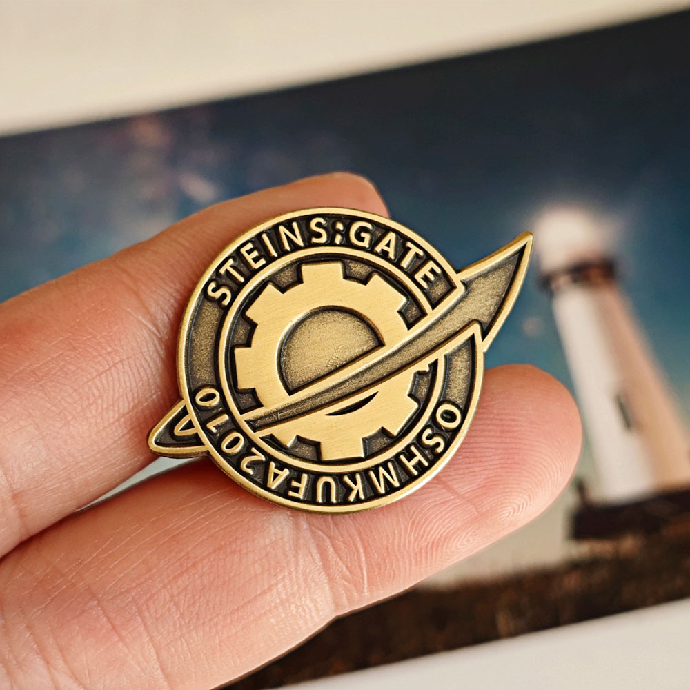 Steins;Gate Pin Anime Ürünleri - Anime Merchandise Logo incelemesi ve fiyatı