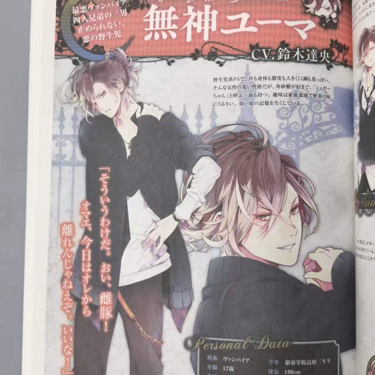 DIABOLIK LOVERS VANDEAD CARNIV - Art Book Illustration incelemesi ve fiyatı