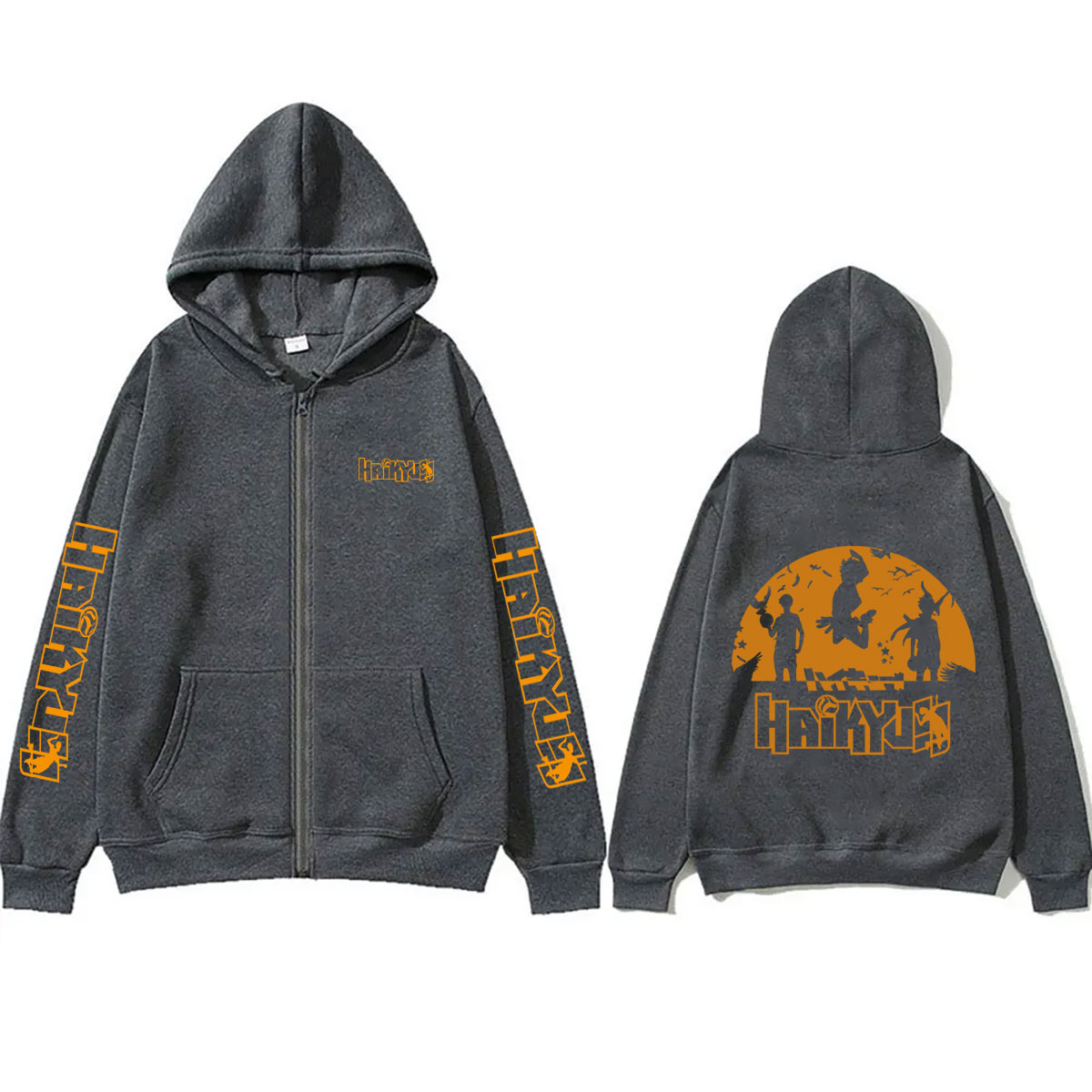 Anime Haikyuu Ürünleri Fermuar - Anime Merch Hoodie incelemesi ve fiyatı