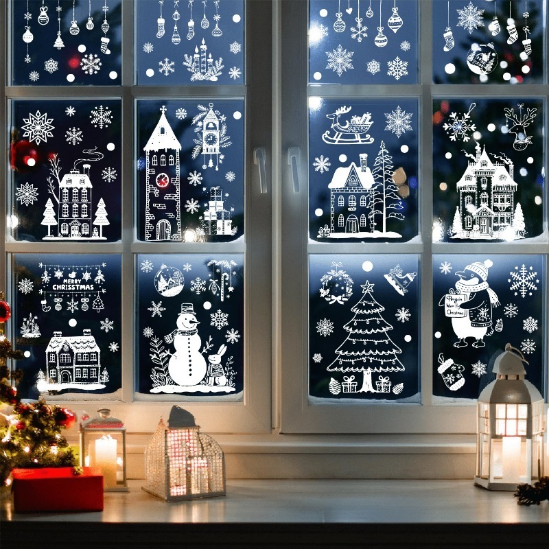 9 Yaprak/set Yeni Noel Statik  - Sticker Sheet Set incelemesi ve fiyatı