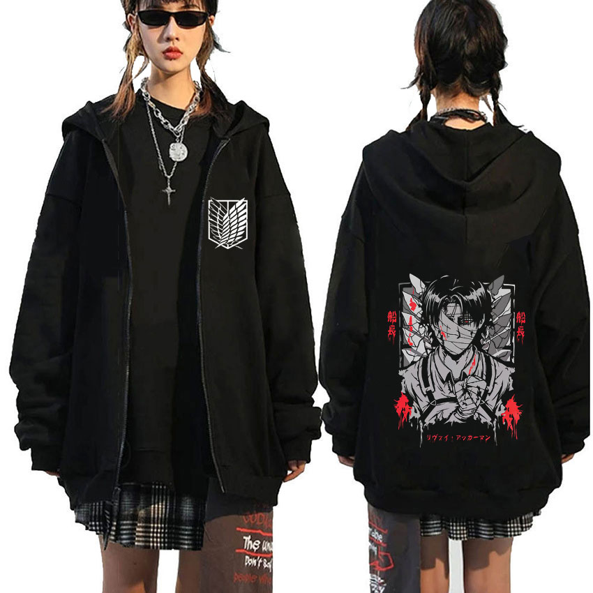 Anime Attack on Titan Levi Ack - Anime Merch Hoodie incelemesi ve fiyatı