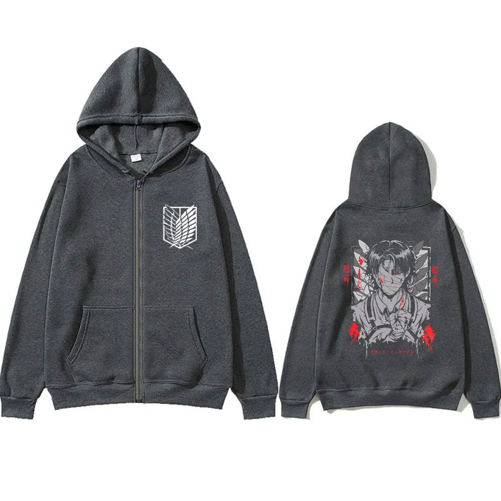 Anime Attack on Titan Levi Ack - Anime Merch Hoodie incelemesi ve fiyatı