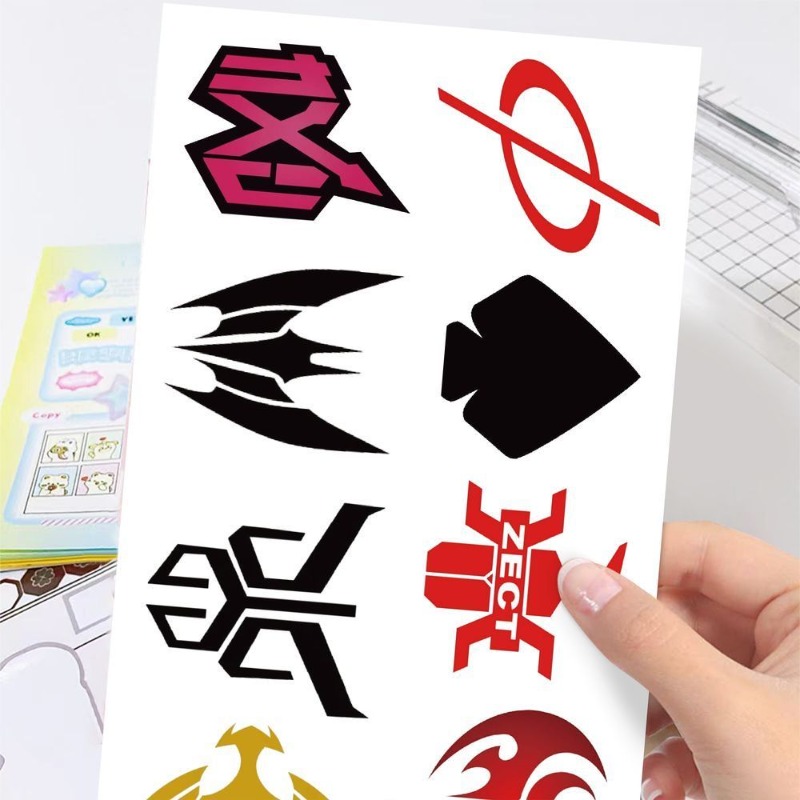 60 sayfa Kamen Rider Logo Çıka - Sticker Sheet Set incelemesi ve fiyatı